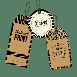 Clothing Hang Tags with Strings