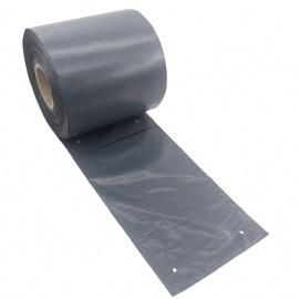 Grey Pre-opened Poly Mailer on a Roll
